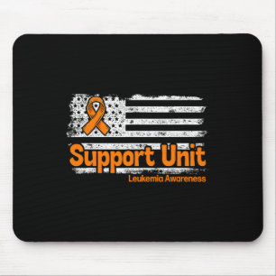 Unterstützung Einheitenflagge Blutkrebs Leukämie B Mousepad