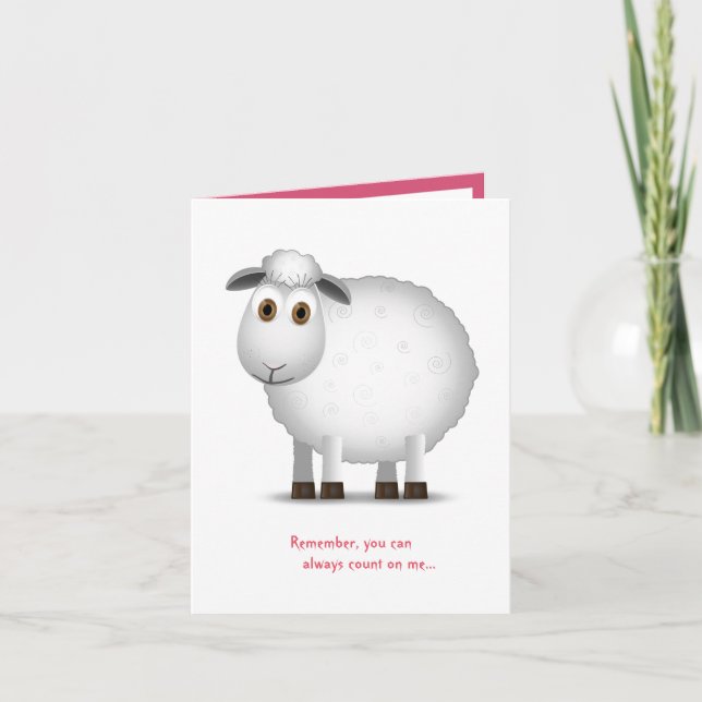 Unterstützung / Förderung / Freundschaft Karte (Vorderseite)