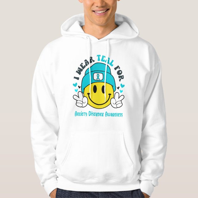 Unterstützung für Angststörungen Sensibilisierungs Hoodie (Vorderseite)