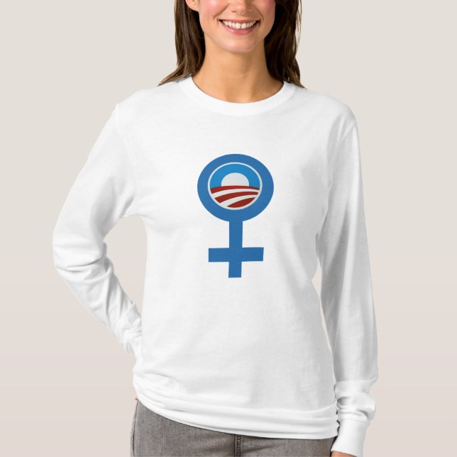 Unterstützung für Barack Obama T-Shirt (Vorderseite)