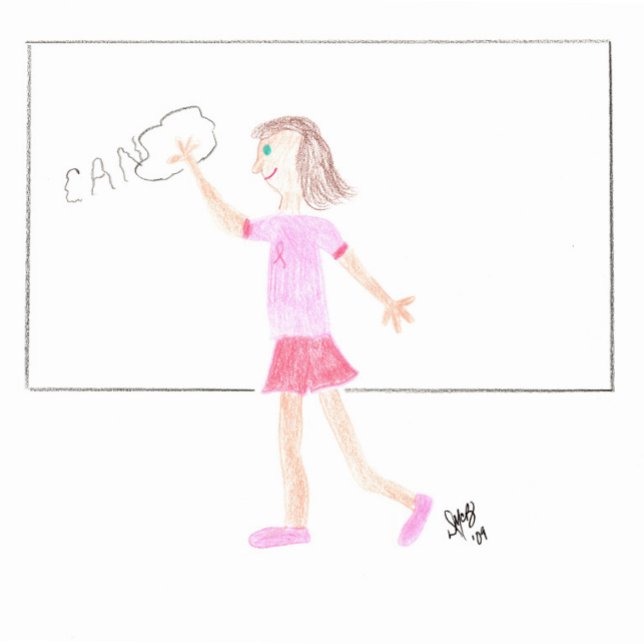 Unterstützung für Brustkrebs - Danke...Die Karte a (Von Creator hochgeladen)