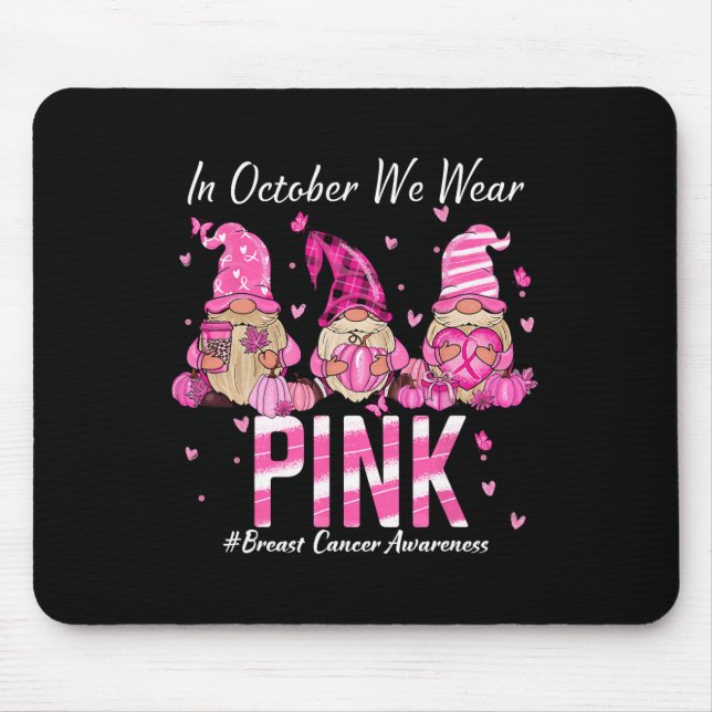 Unterstützung für den Brustkrebs Mousepad (Vorne)