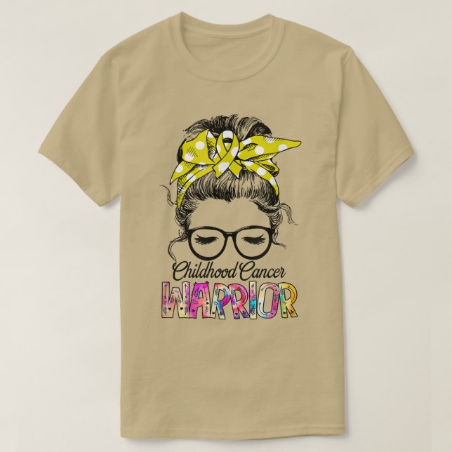 Unterstützung für den Kampf gegen Krebs im Kindesa T-Shirt (Design vorne)