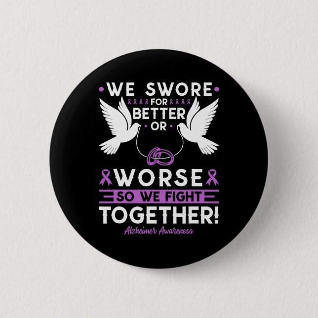 Unterstützung für die Ehefrau von Ehegatten Button (Vorderseite)
