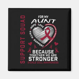 Unterstützung für die Tante des Shirts zur Aufklär Magnet