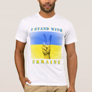 Unterstützung für die Ukraine - ich stehe mit der  T-Shirt