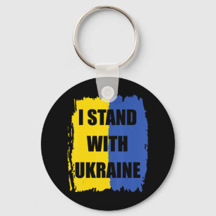 Unterstützung für die Ukraine Ich stehe mit der Uk Schlüsselanhänger