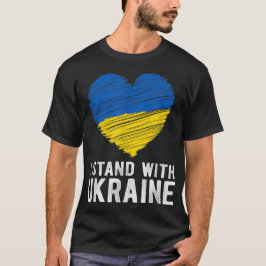 Unterstützung für die Ukraine Ich stehe mit der uk T-Shirt