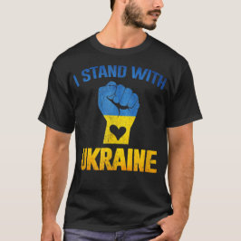 Unterstützung für die Ukraine Ich stehe mit der uk T-Shirt