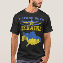Unterstützung für die Ukraine Ich stehe mit der uk T-Shirt
