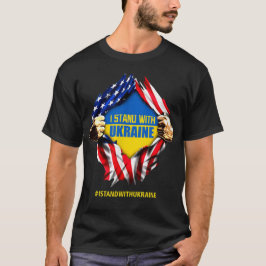 Unterstützung für die Ukraine Ich stehe mit der uk T-Shirt