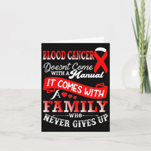 Unterstützung für die Unterstützung von Blood Canc Karte