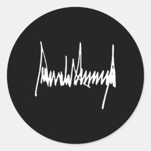 Unterstützung für Donald Trump heute signalisieren Runder Aufkleber