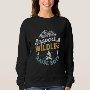 Unterstützung für Eltern von Wildlife Raise Boys M Sweatshirt