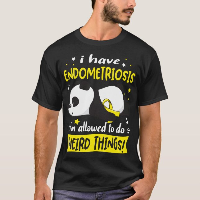Unterstützung für Endometriose-Aufklärungsgeschenk T-Shirt (Vorderseite)