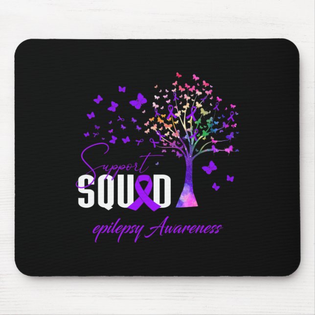 Unterstützung für Epilepsie-Bewusstsein Mousepad (Vorne)