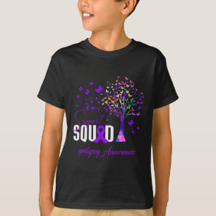 Unterstützung für Epilepsie-Bewusstsein T-Shirt