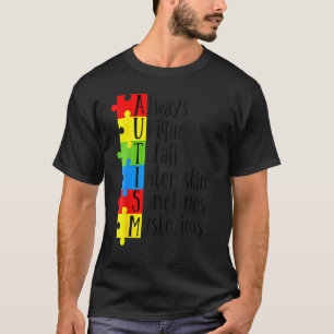 Unterstützung für Frauen mit Autismus-Bewusstsein T-Shirt