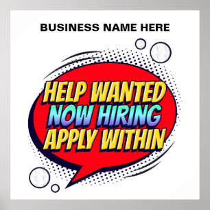 Unterstützung für Gewollt Jobs Jetzt Mitarbeiter e Poster