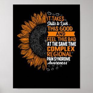 Unterstützung für komplexe regionale Schmerzsyndro Poster