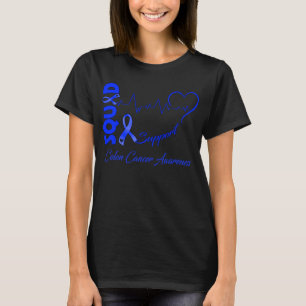 Unterstützung für KREBS-KREBS-BEWUSSTSEIN T-Shirt
