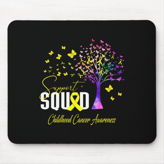 Unterstützung für Krebsbewusstsein bei Kindern Mousepad (Vorne)