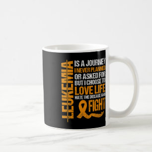 Unterstützung für Leukämie Awareness orange Ribbon Kaffeetasse