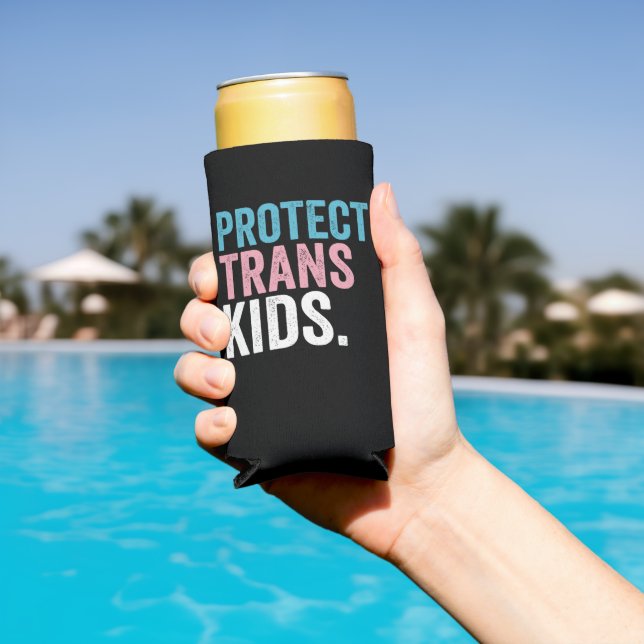 Unterstützung für LGBT-Stolz Schützen Trans Kids V Selters Dosenkühler (In Situ Pool)