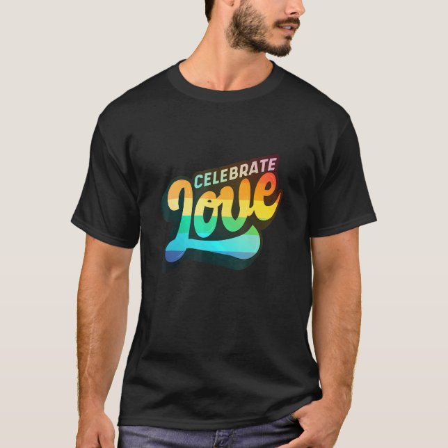 Unterstützung für LGBTQ+ - Liebe Color Edition T-Shirt (Vorderseite)