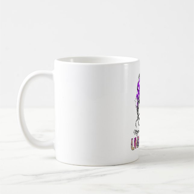 Unterstützung für Migräne Kopfschmerzen Kaffeetasse (Links)