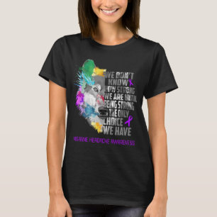 Unterstützung für Migräne Kopfschmerzen T-Shirt