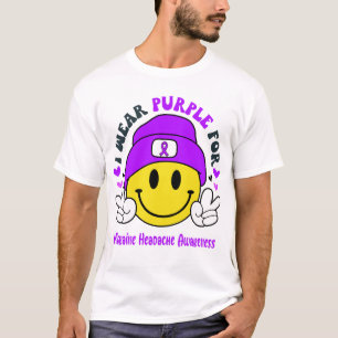 Unterstützung für Migräne Kopfschmerzen T-Shirt