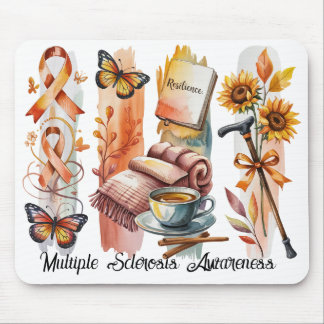 UNTERSTÜTZUNG FÜR MULTIPLE SKLEROSE BEWUSSTSEINS-P MOUSEPAD