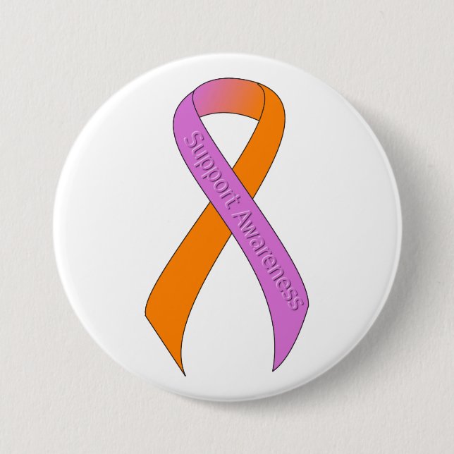 Unterstützung für Orchid und Orange Ribbon Button (Vorderseite)