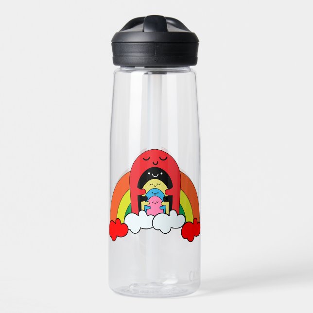 Unterstützung für psychische Gesundheit Trinkflasche (Vorne)