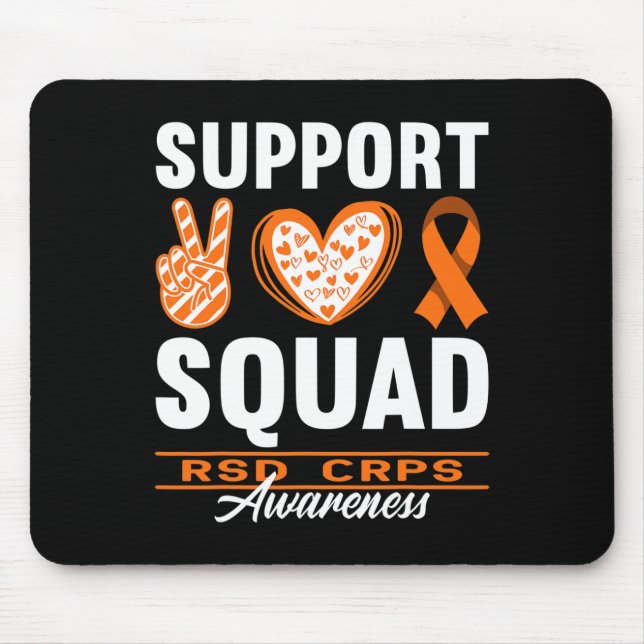 Unterstützung für Quadrate I Reflex Dystrophy Pain Mousepad (Vorne)