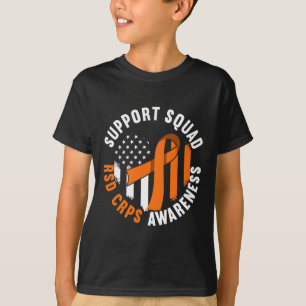 Unterstützung für Quadrate I Reflex Dystrophy Pain T-Shirt