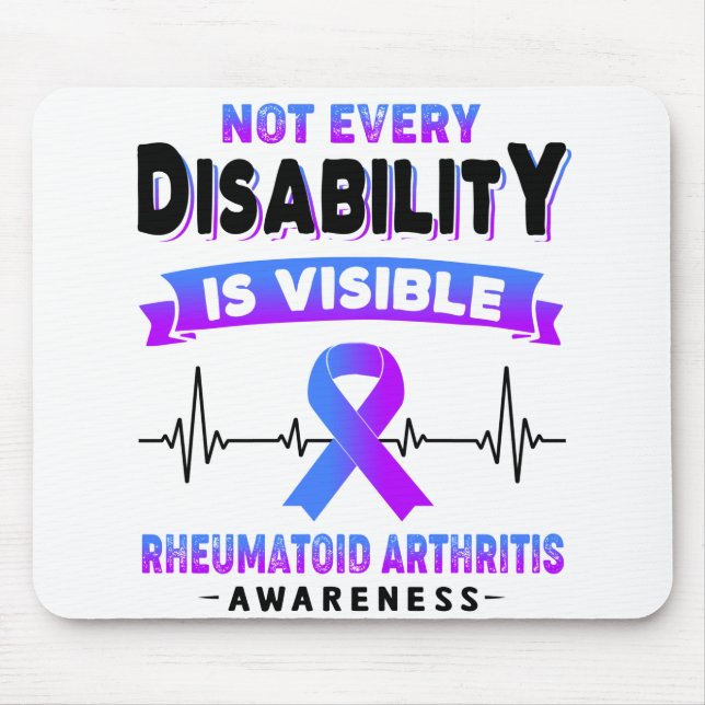 Unterstützung für Rheumatoide Arthritis Mousepad (Vorne)
