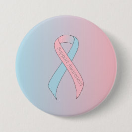Unterstützung für rosa und hellblaue Streifen Button