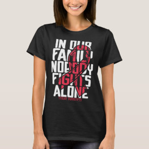 Unterstützung für Schlaganfall der Warrior-Familie T-Shirt