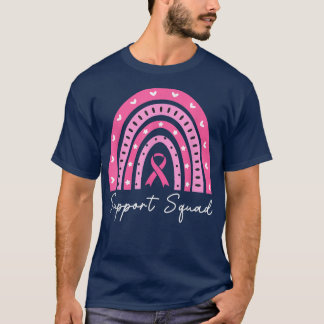 Unterstützung für Squad Brustkrebs Support rosa Re T-Shirt