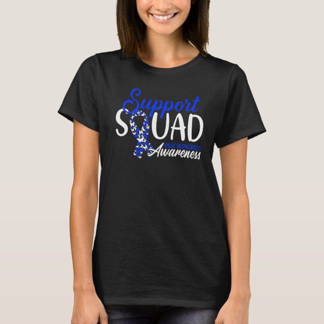 Unterstützung für Squad I Me Cfs Myalgische Enzeph T-Shirt (Vorderseite)