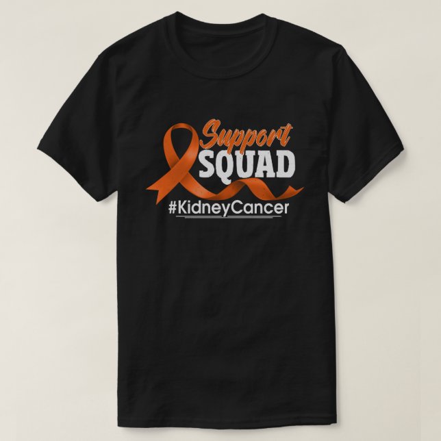 Unterstützung für Squad Kidney Cancer Awareness-Ge T-Shirt (Design vorne)