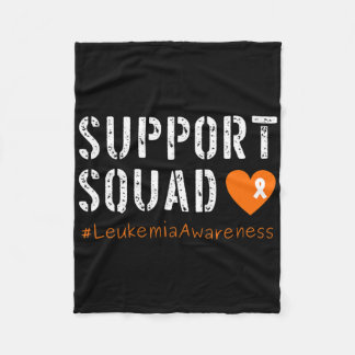 Unterstützung für Squad Leukämie Bewusstsein 1 Fleecedecke