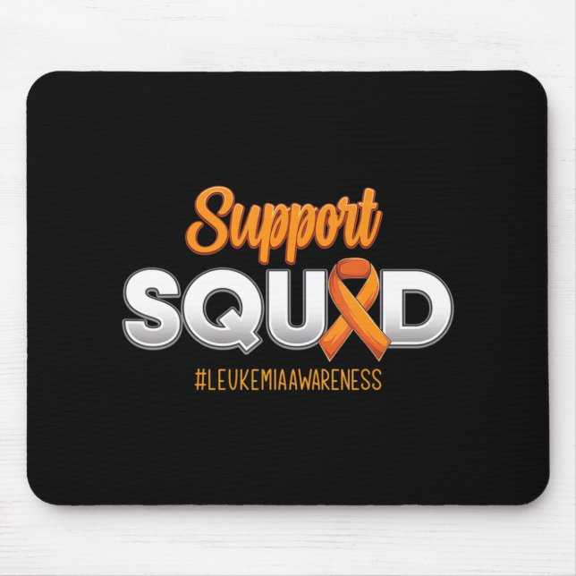 Unterstützung für Squad Leukämie Sensibilisierungs Mousepad (Vorne)