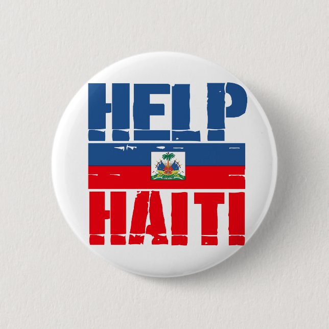 UNTERSTÜTZUNG HAITI BUTTON (Vorderseite)