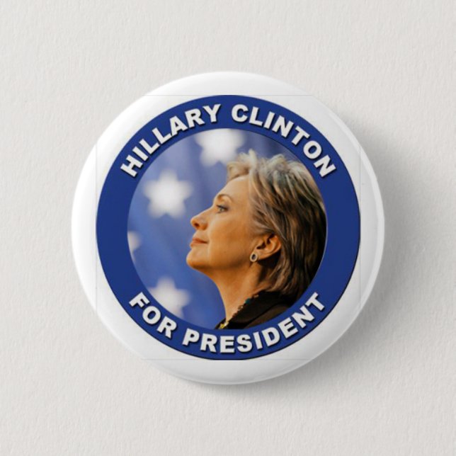 Unterstützung Hillary Clinton für Präsidenten Button (Vorderseite)