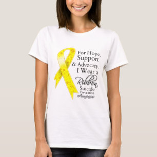 Unterstützung Hoffnung Bewusstsein für Suizidpräve T-Shirt