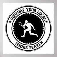 Unterstützung Ihres lokalen Tennisspielers