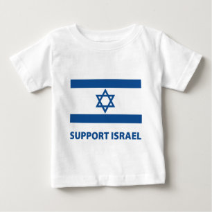 Unterstützung Israel Baby T-shirt